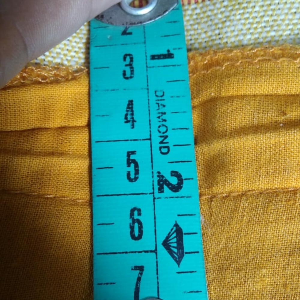 M Nalli mustard Kurta - Picture 9 of 10